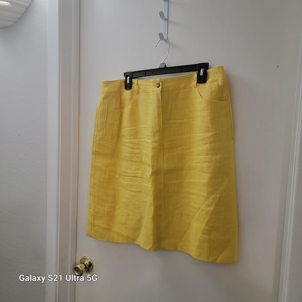 Sunny Yellow A-Line Skirt